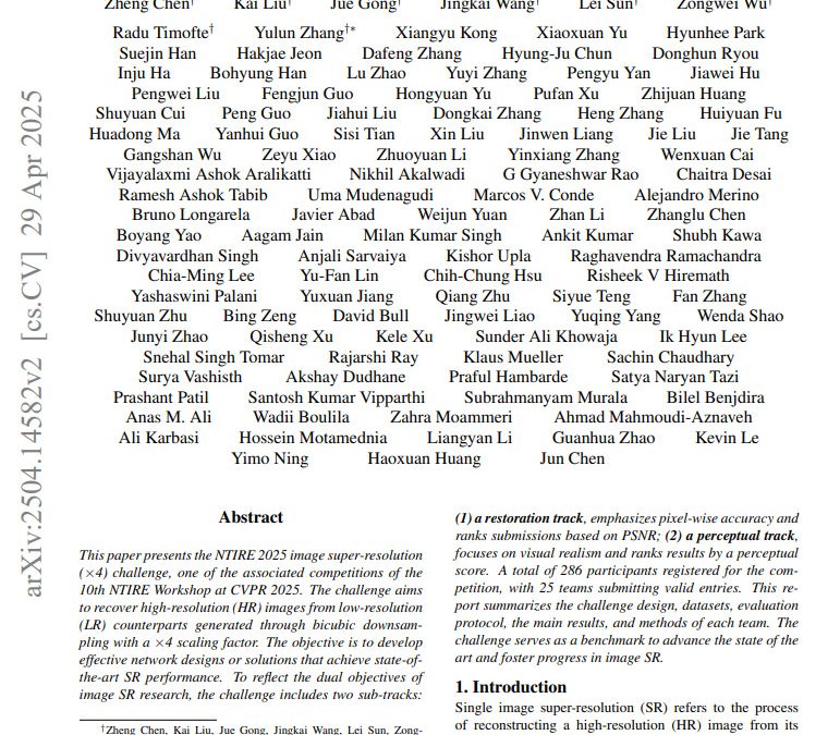 NTIRE 2025 Challenge on Image Super-Resolution: Methods and Results